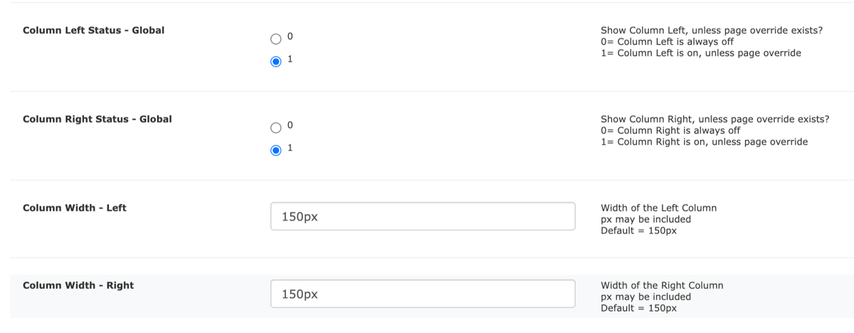 Configuration setting in Zen Cart 2.2.x