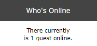 Who's Online Sidebox